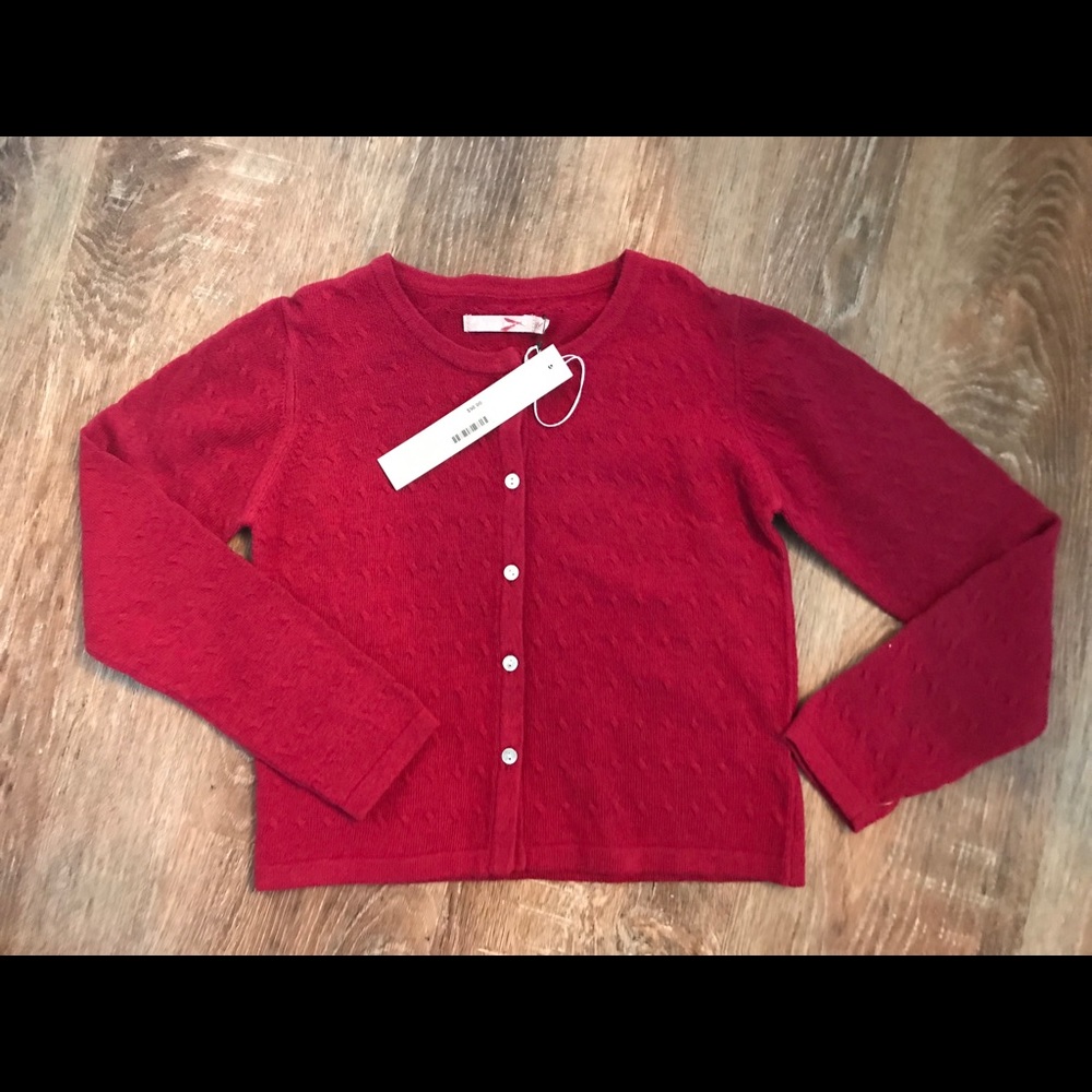 Cashmere cardigan sweater